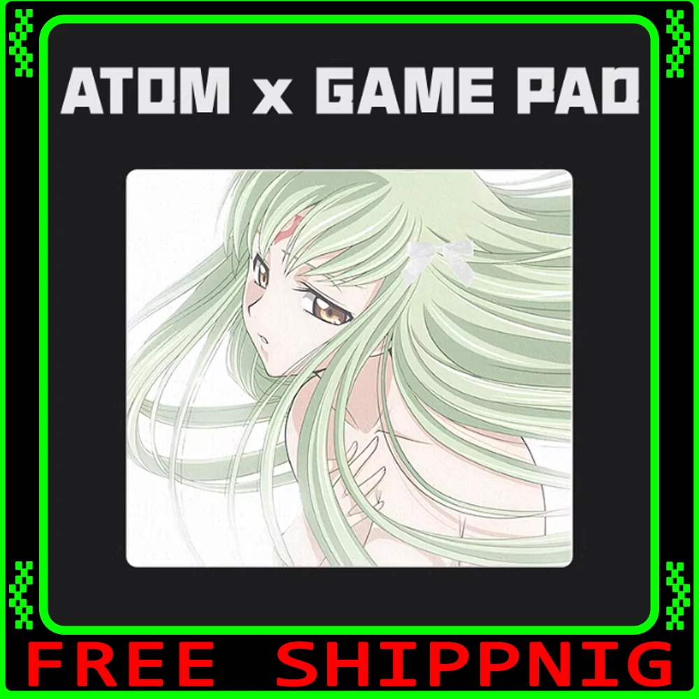 ATOM Resin Gaming Mousepad FPS Speed and Control Mouse Pad Skidproof Waterproof For CSGO APEX Valorant Pc Accessories Gifts
