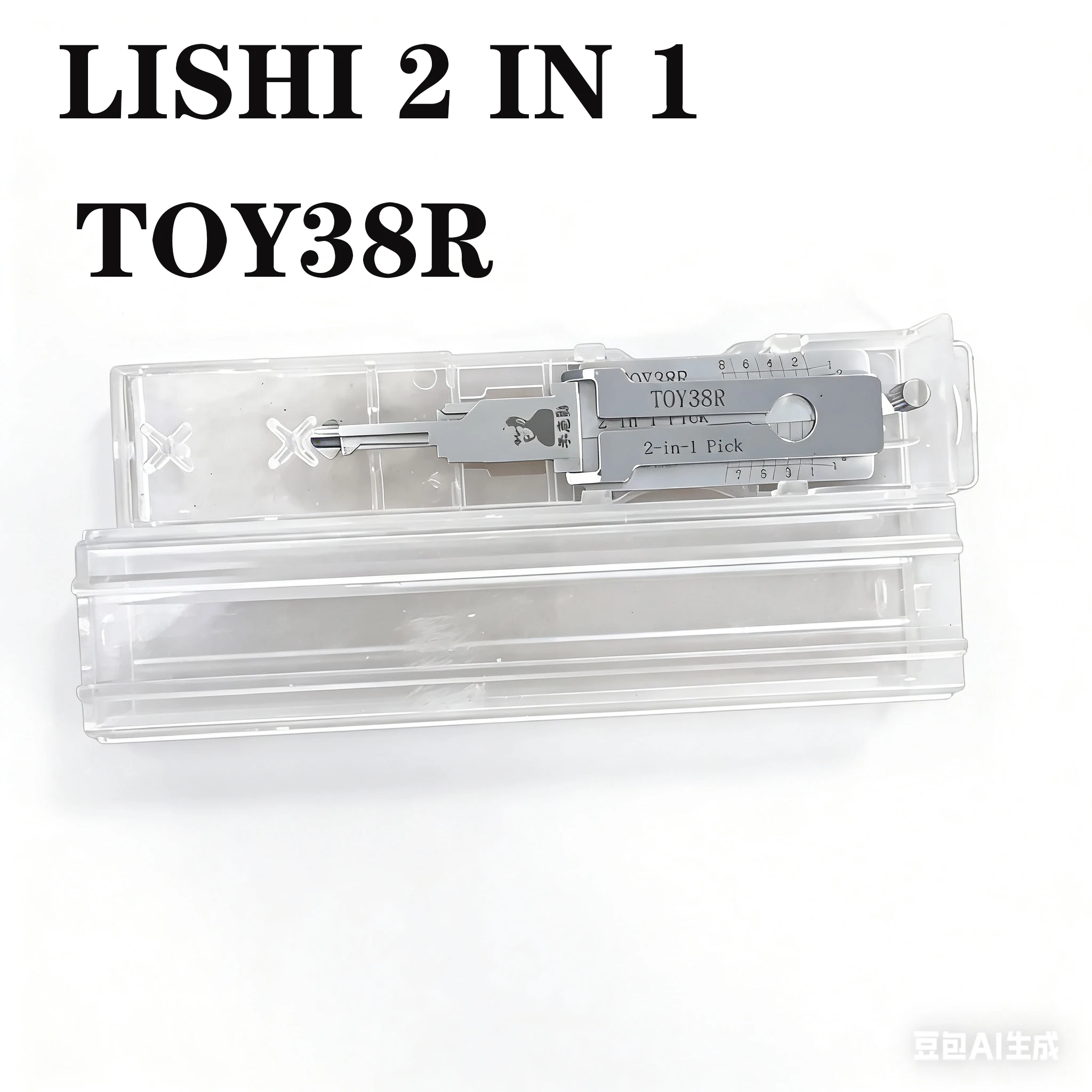 LISHI Auto. Pick FOR TOYOTA/DAIHATSU/HINO Suits Keyways  FOR TOYO-20D (TOY38R & DH4R) DR/BT LOCKSMITH TOOL