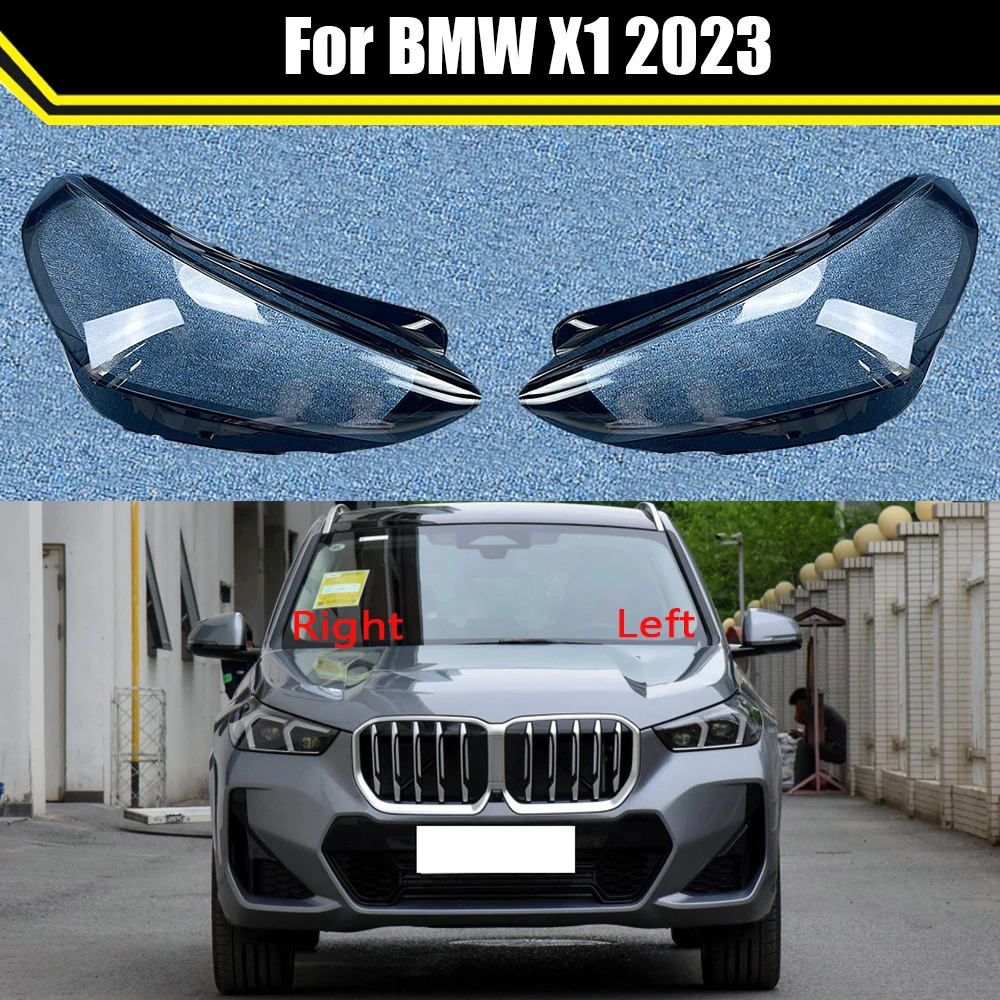 

Car Lens Glass Light Mask Lamp Headlamp Shell For BMW X1 2023 Transparent Lampshade Lampcover Headlight Cover