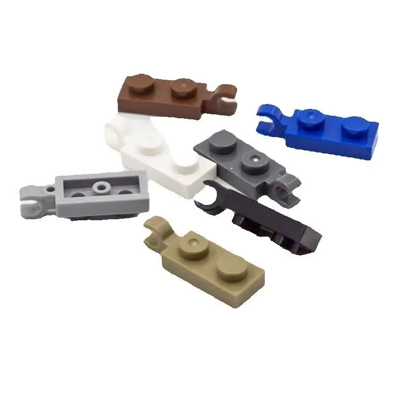 10 STKS 63868 42923 Plaat Speciale 1x2 met Handvatten Dunne Blok Moc Kleur Accessoires Compatibel met Baksteen DIY Kinderspeelgoed