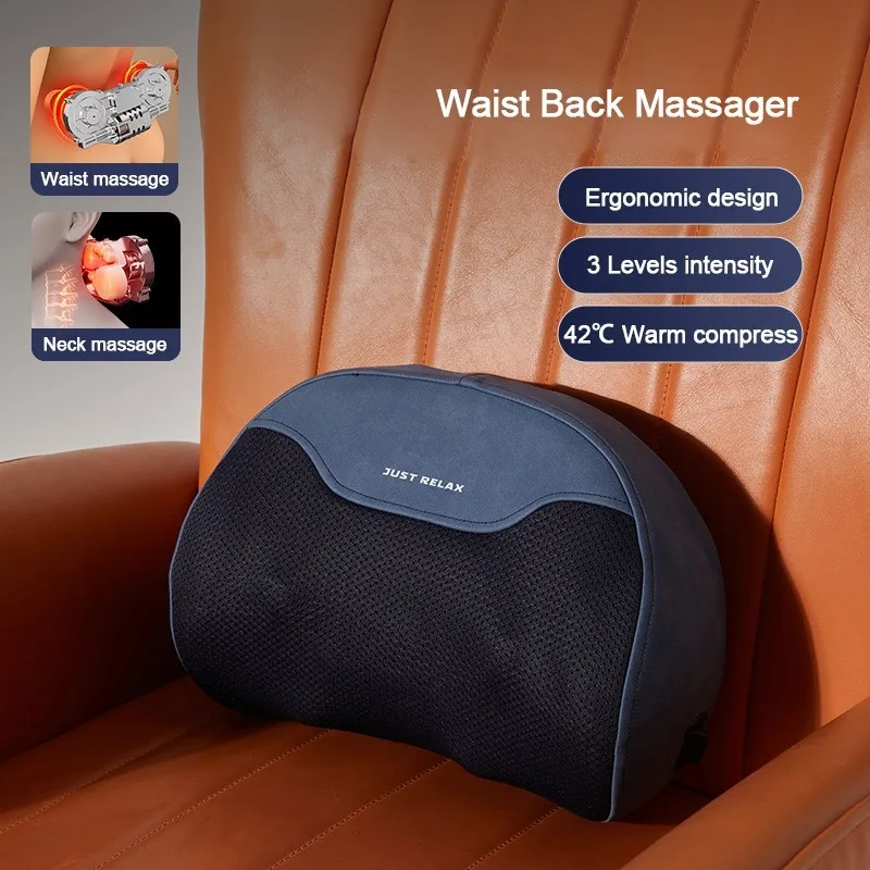 Taille Rug Massager Dubbele 8d Massage Beweging Kneden Shiatsu Verwarming Vermoeidheid Verlichten Geschenk