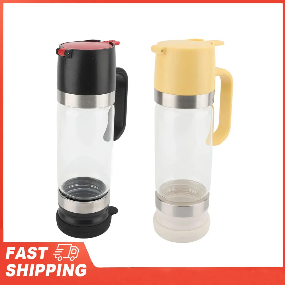 Honey Dispenser 350ml Clear Glass Syrup Dispenser with Handle Prevent Dripping Honey Container for Coffee Shops Restaurants Home