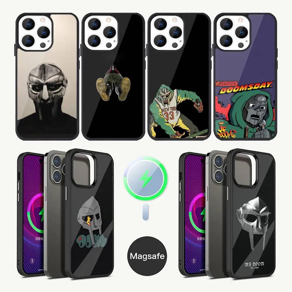 

MF D-DOOM Rapper Phone Case For iPhone 17,16,15,14,13,12,11,Plus,Pro,Max Mini Magsafe Magnetic Wireless Charging