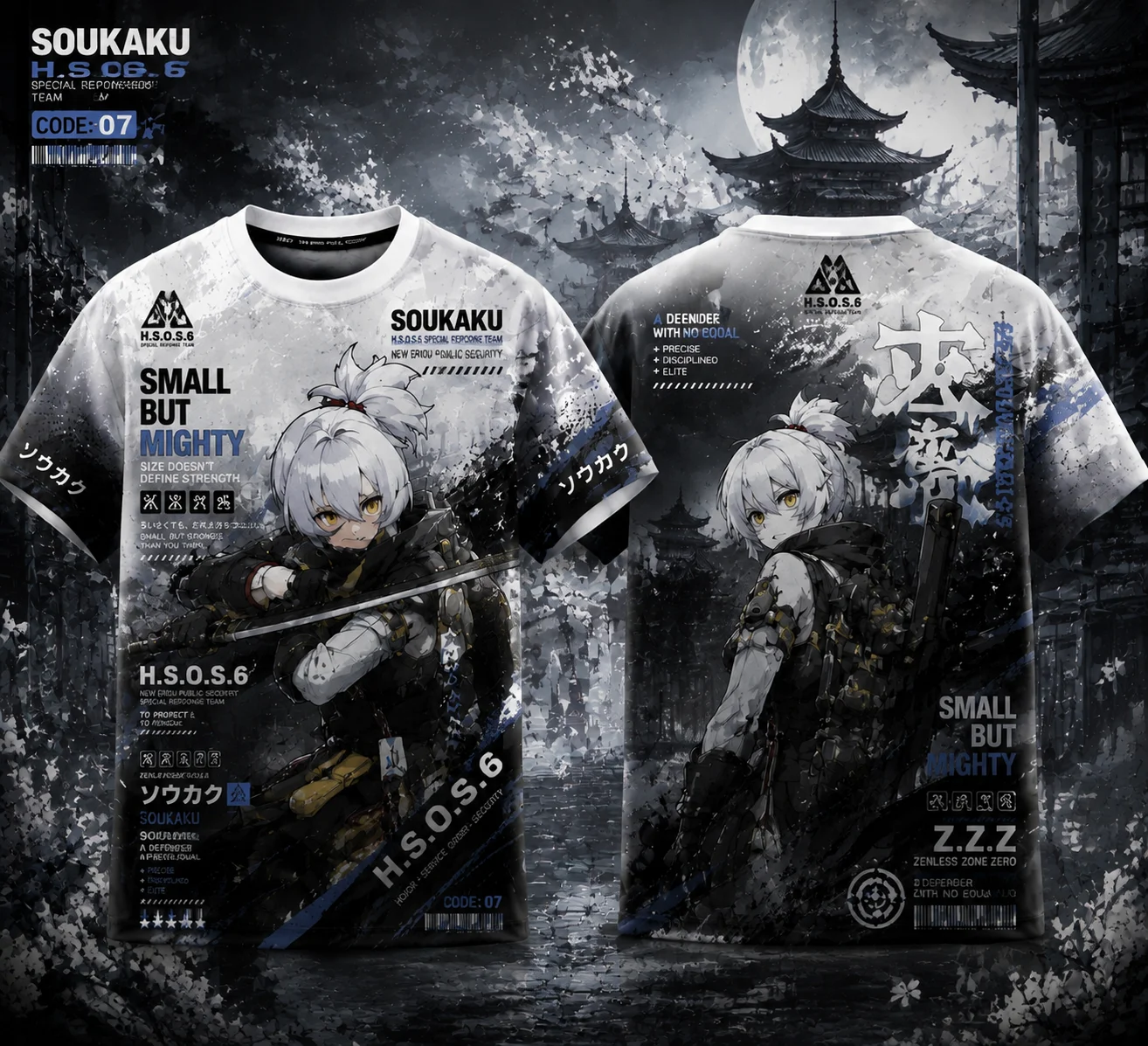 Zenless Zone Zero SOUKAKU/Anby/Zhu Yuan T-Shirt Demara Game Fans Cosplay Graphic Man Women Tshirt 3D Printed T-shirt Harajuku