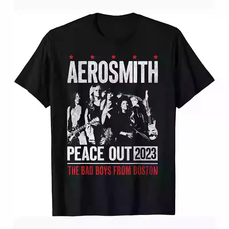 Smith Space Flight Band - Aerosmith - Banda estadounidense de hard rock - Camiseta de manga corta holgada y sencilla para hombre y mujer