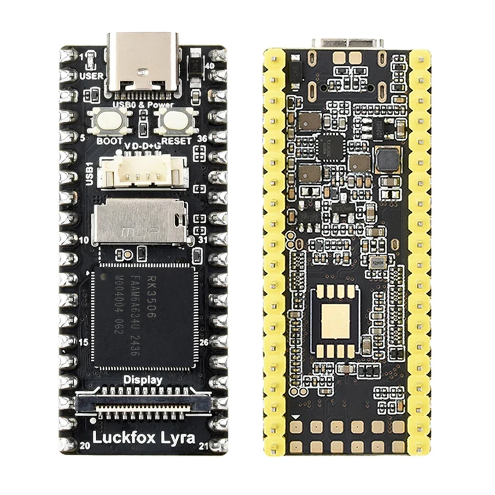 

Luckfox Lyra/Luckfox Lyra B Luckfox RK3506G2 Плата разработки Mini Linux 3-ядерный процессор