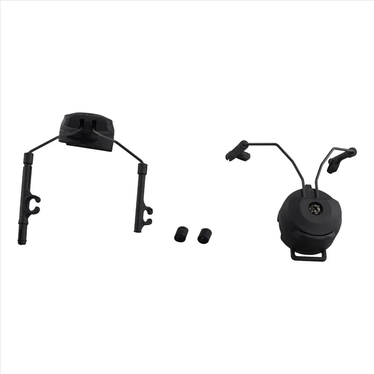 B21B Pickup Headphones Rail Bracket Multi-Angle Adjustable Flip Ear Cups Fixed Bracket Helmet Accessories Black