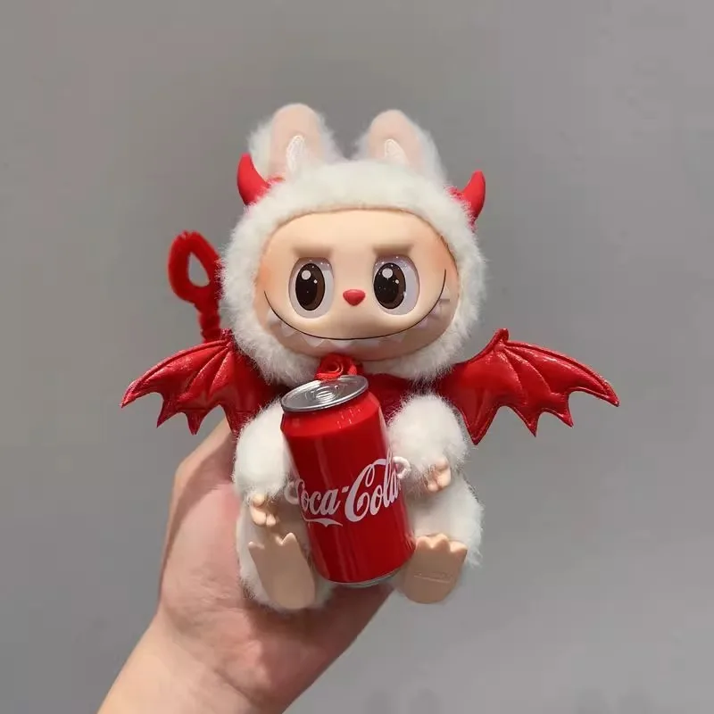 Labubu Clothes Accessory Red Wings Doll Clothes Red Dress Cute Set Diy Changing Wings With Hair Hoop Gifts Fashion Decoration