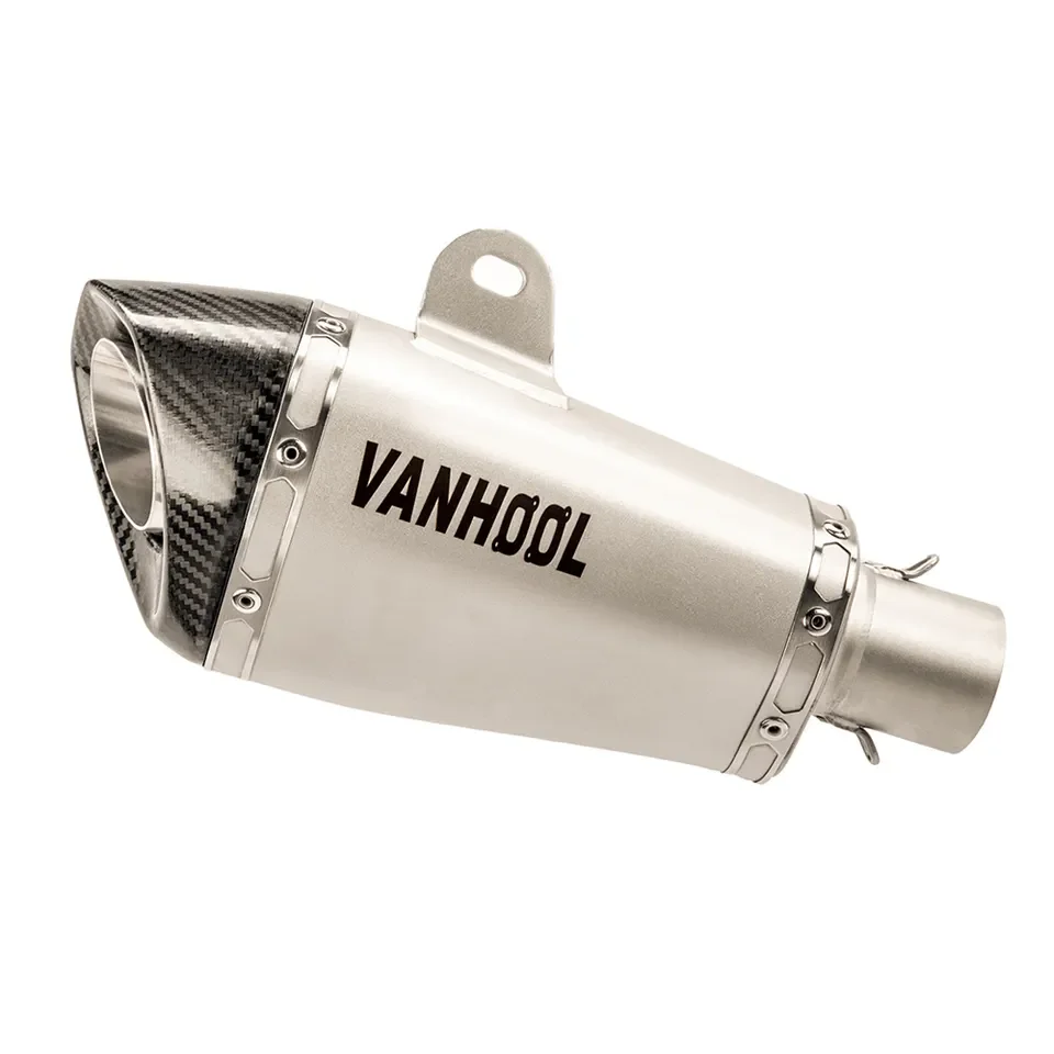 

STLF Universal Titanium Carbon Fibre Stainless Steel Motorcycle Universal Exhaust Muffler Exhaust Pipe Motorcycle Parts