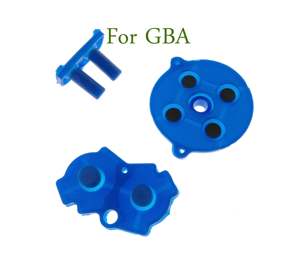 1set Tombol konduktif karet warna-warni untuk Nintend GameBoy Advance GBA silikon konduktif mulai pilih Keypad