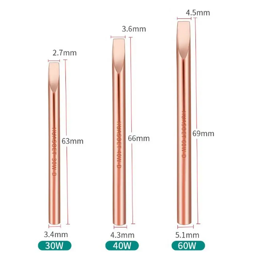

Электричество 30/40/60 Вт сварочный инструмент, внешнее тепловое паяльное жало, замена головки паяльника