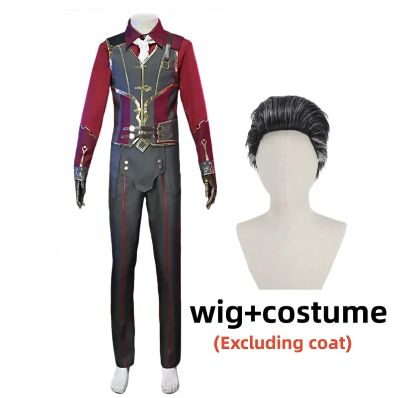 

Игра LOL Arcane Silco Косплей Костюм Аниме Военная Униформа Тренч Ботинка Парик Взрослый Мужской Хэллоуин Рождественская Вечеринка Костюм;6,р'