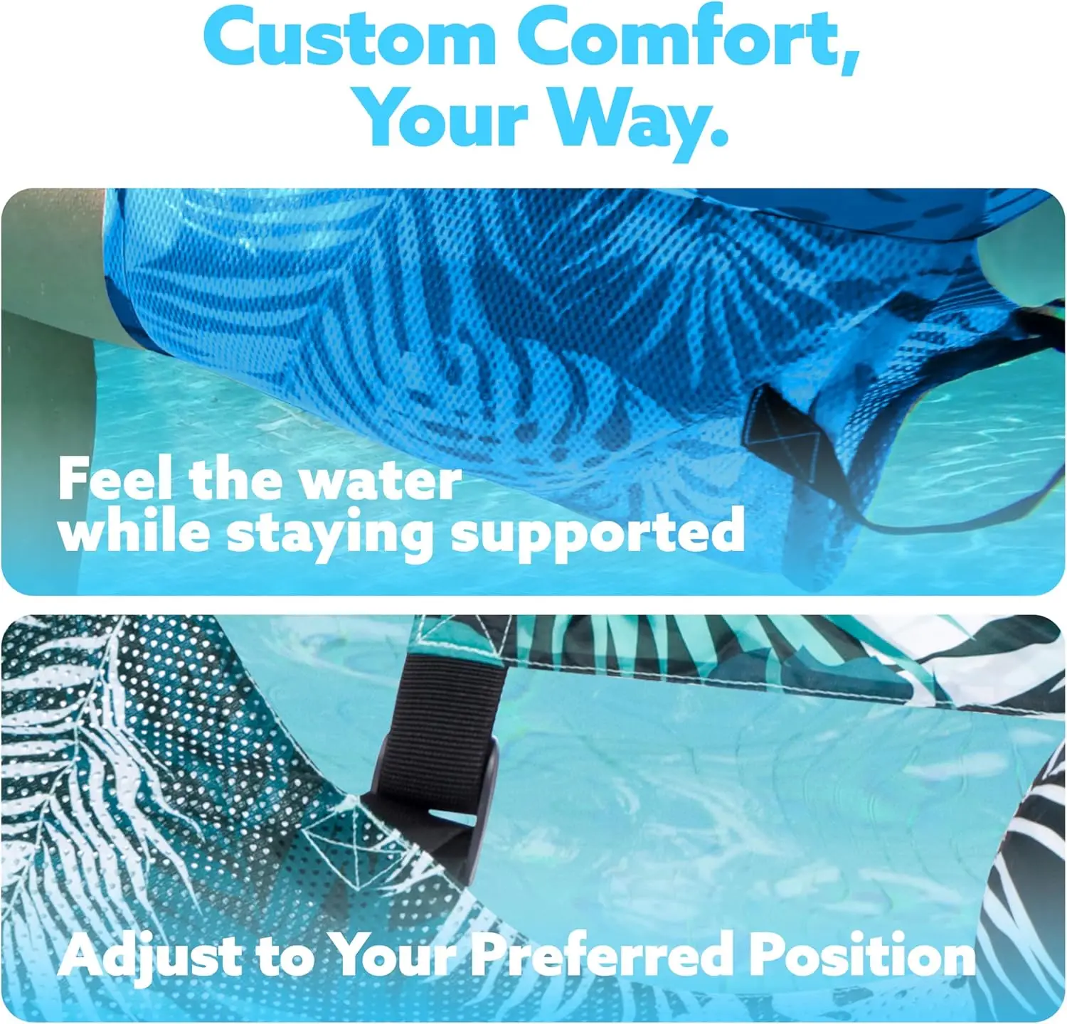 Pool Floats Chairs Adult, 2 Packs Inflatable Pool Lounge Chairs, Blow Up Pool Noodles Floats For Adults, Floating Water Chair For Pool Party Summer Water Fun