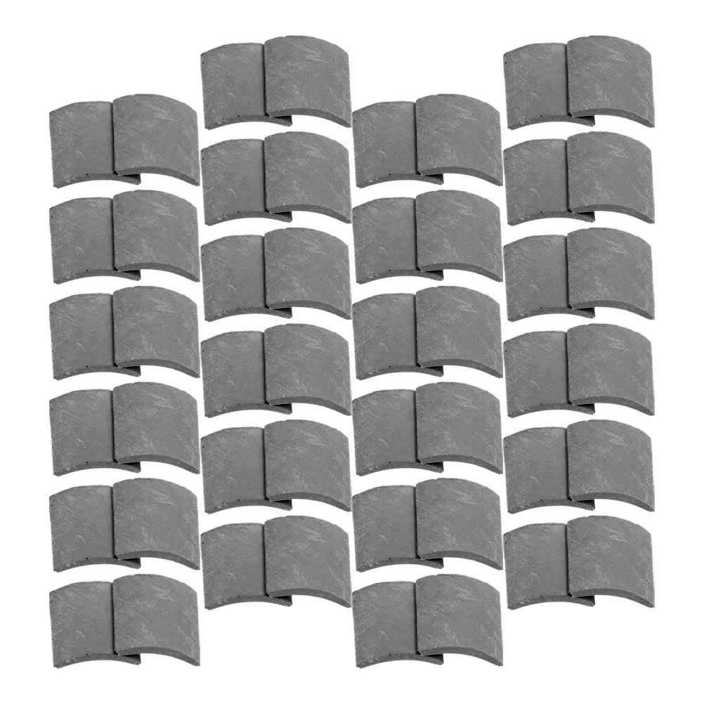 120 Stück realistische gefälschte Dachziegel für Mini-Gärten, Sandtisch, Landschaftsbau, kreative Inspiration, DIY-Projekte, Puppenhaus-Dachziegel