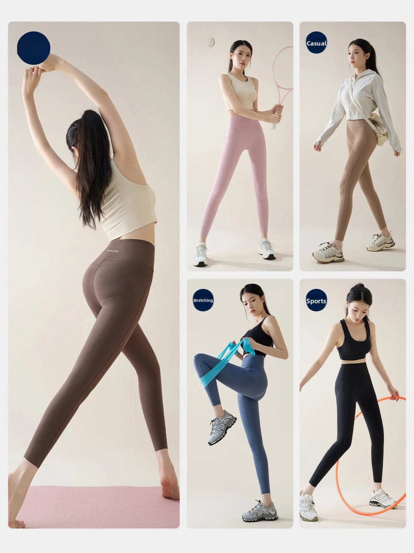 Damskie spodnie do jogi z wysokim stanem, letnie, cienkie, dopasowane, codzienne, modelujące pośladki, oddychające legginsy do biegania.