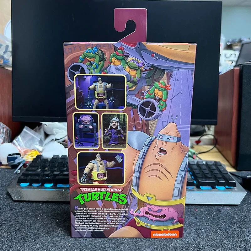 【In Stock】NECA Teenage Mutant Ninja Turtles Animated Lange Schneider Giant Robot 8 Inch Collectible Action Figure Boys Hobby Toy - view 5