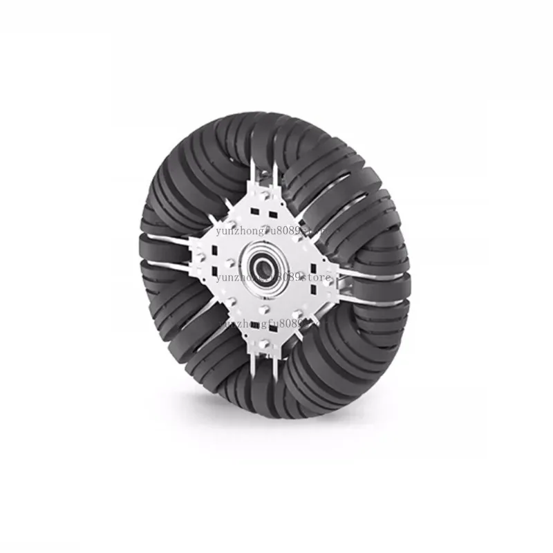 Industrial 10-Inch Omnidirectional Wheel with 360° Steering, Built-in High-Precision Bearings, for AGV/AMR Robots Vehicles