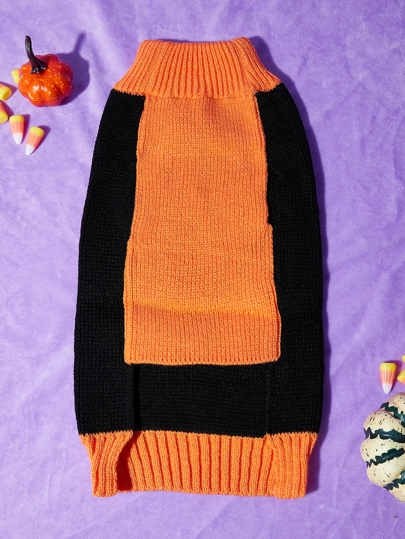 Pet Clothes The Halloween Pumpkin Cat Dog Sweater, Dog Knitwear, Dog Apparel, Pet Sweatshirt