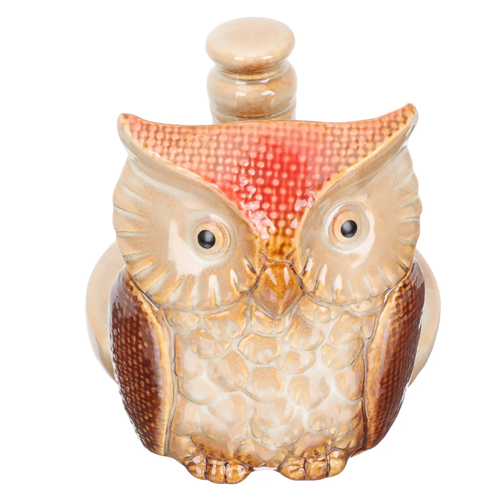 

Держатель для рулонной бумаги в форме совы из керамики: прочный, из премиальных материалов, с защитой от опрокидывания, для дома, офиса, отеля, ресторана, креативный дизайн.