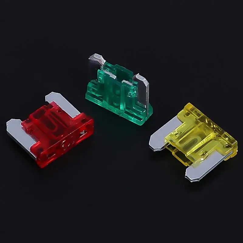 New 71Pcs 5A 7.5A 10A 15A 20A 25A 30A Mixed Sizes Low Profile Kit Micro Mini Blade Fuse Auto Car Truck Motorcycle Fuses