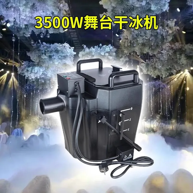 High Quality Low Ground Fog Machine 3500W 6000W Dry Ice Machine 3500W 6000W Dry Ice Smog Maker for Sle