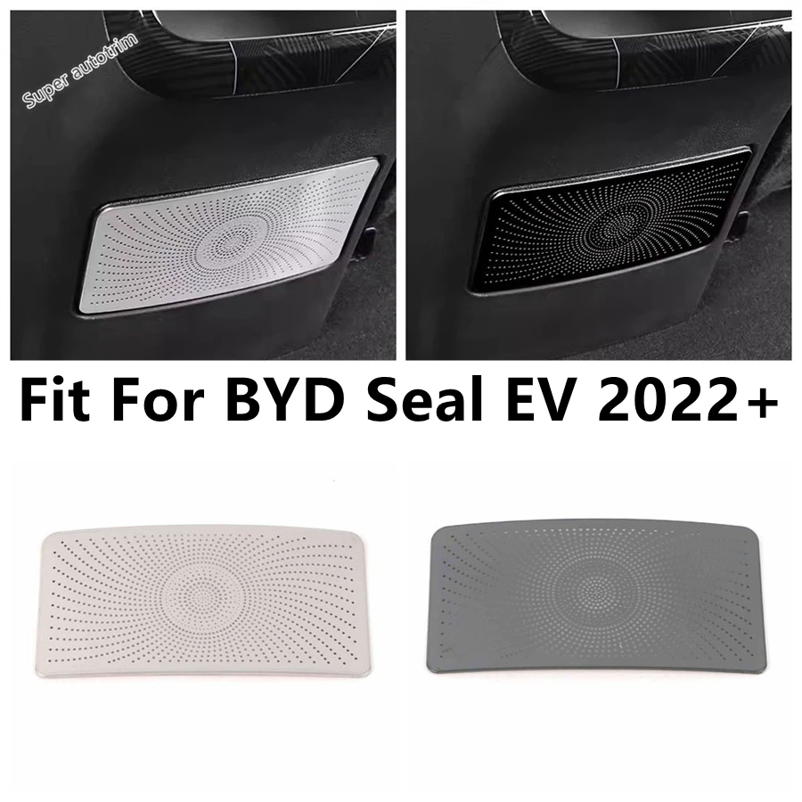 

For BYD Seal EV 2022 -2024 Car Armrest Box Stereo Speaker Audio Horn Sound Frame Cover Trim Stainless Steel Accessories Interior