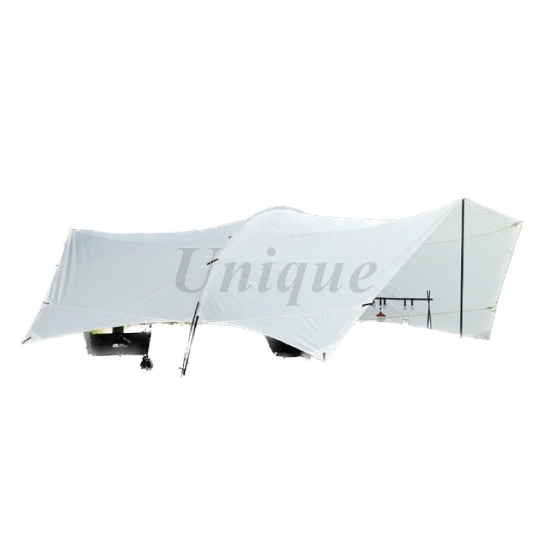 Portable Camping Tent, 300D Oxford Sunshade, Waterproof, Beach, Outdoor, Hiking, Glamping Canopy