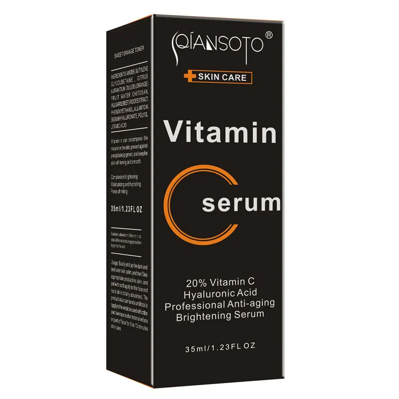 QIANSOTO vitamin C original solution L-VE essence facial hydrating facial VC moisturizing essence water