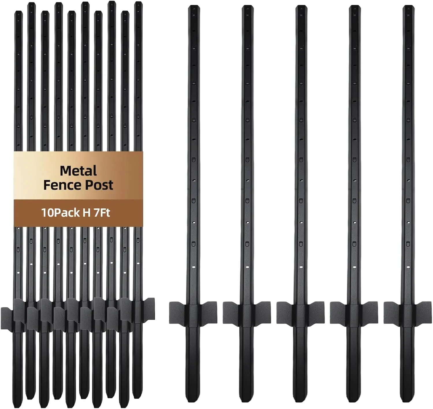 10 Pack Metal Fence…