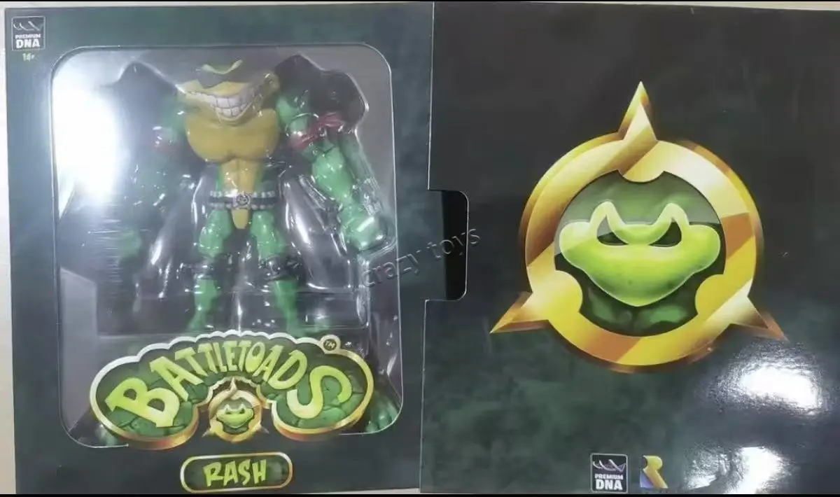 Figura de Acción Coleccionable Battletoads Wave 1 Rat Bones Porka Pig de Megalopolis Premium DNA, Juguete de Regalo