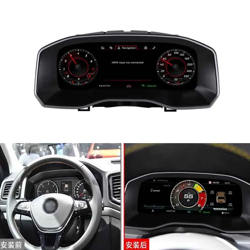 12.3 inch LCD instrument panel Digital instrument cluster Intelligent instrument speedometer