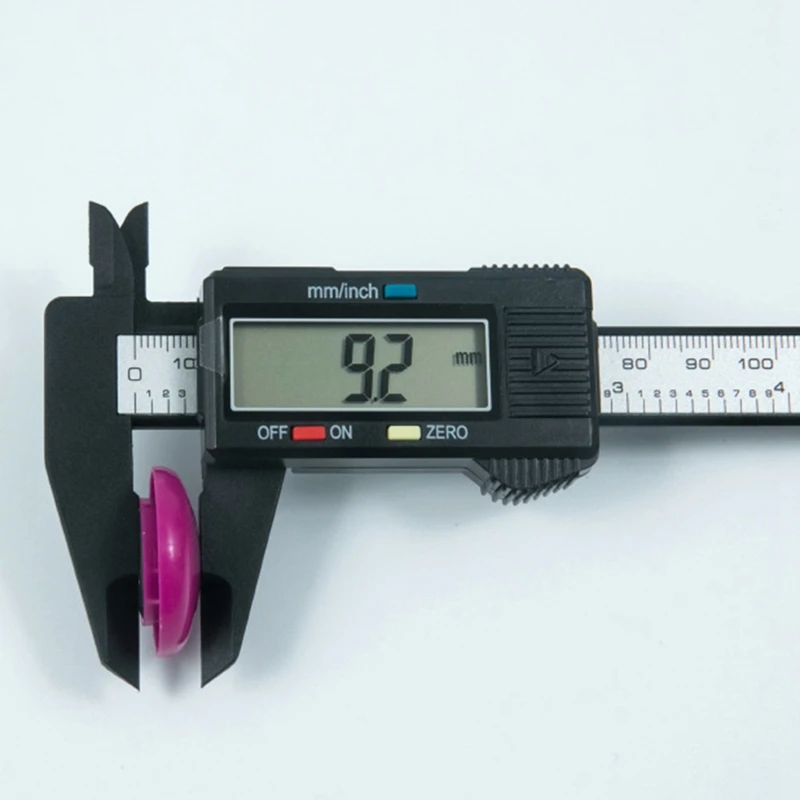 FGHGF-Pied à coulisse numérique en plastique, conversion MeaccelerFraction en pouces, règle de bijoux numérique 0-150mm, pied à coulisse de jeu