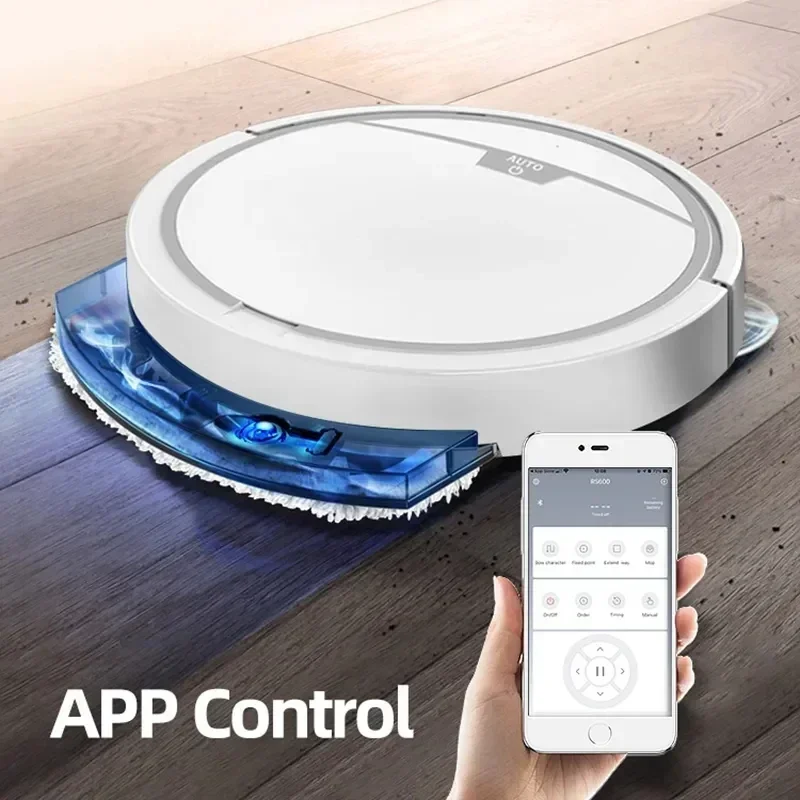 2025 New App Control Vacuum Sweeper Home Large Robotic Wet And Dry Sweep Mop Floor Smart Robot Vaccum Cleaner 2800Pa Suction