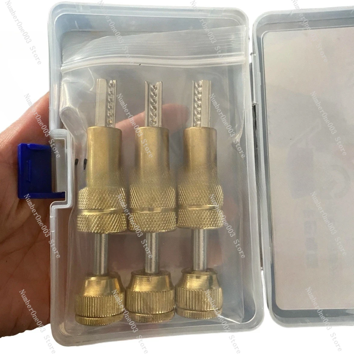 Bump Lockpicking Tool,Super Dimple Lock Bump Kit Locksmith Tools Lock Pick Tools