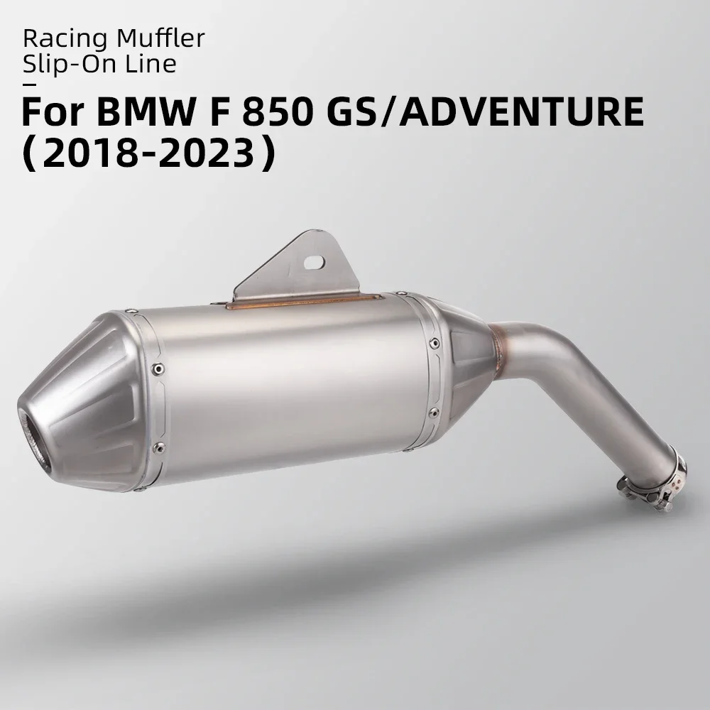 For F750GS F850GS F750 GS 2018 2019 2020 Modified Escape Muffler Enhance Motorcycle Exhaust Middle Link Pipe Catalyst Delete