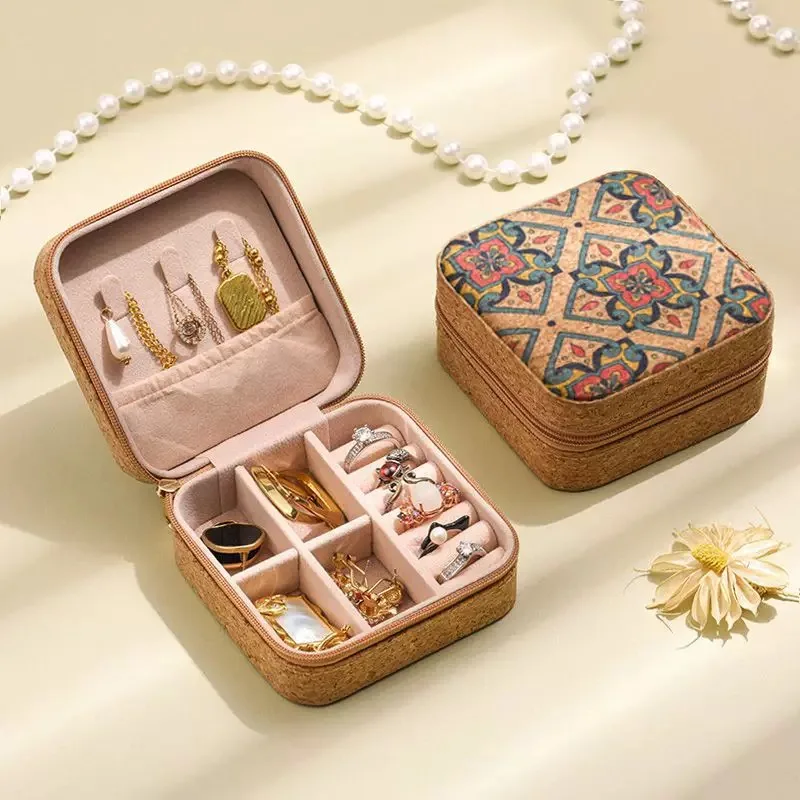 New Jewelry Box Women Ring Boxes Case Fashion Storage Box Simple Jewelry Organizer Gift Box