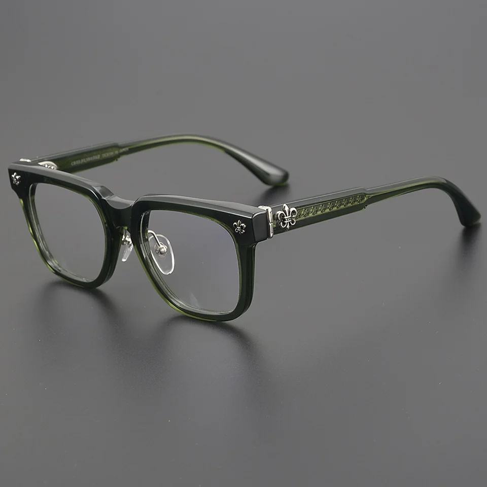 

Высококачественные оправы для близорукости, мужские оцтовые кислоты, классические ретро нишевые брендовые дизайнерские женские эстетические антисиние стекла по рецепту