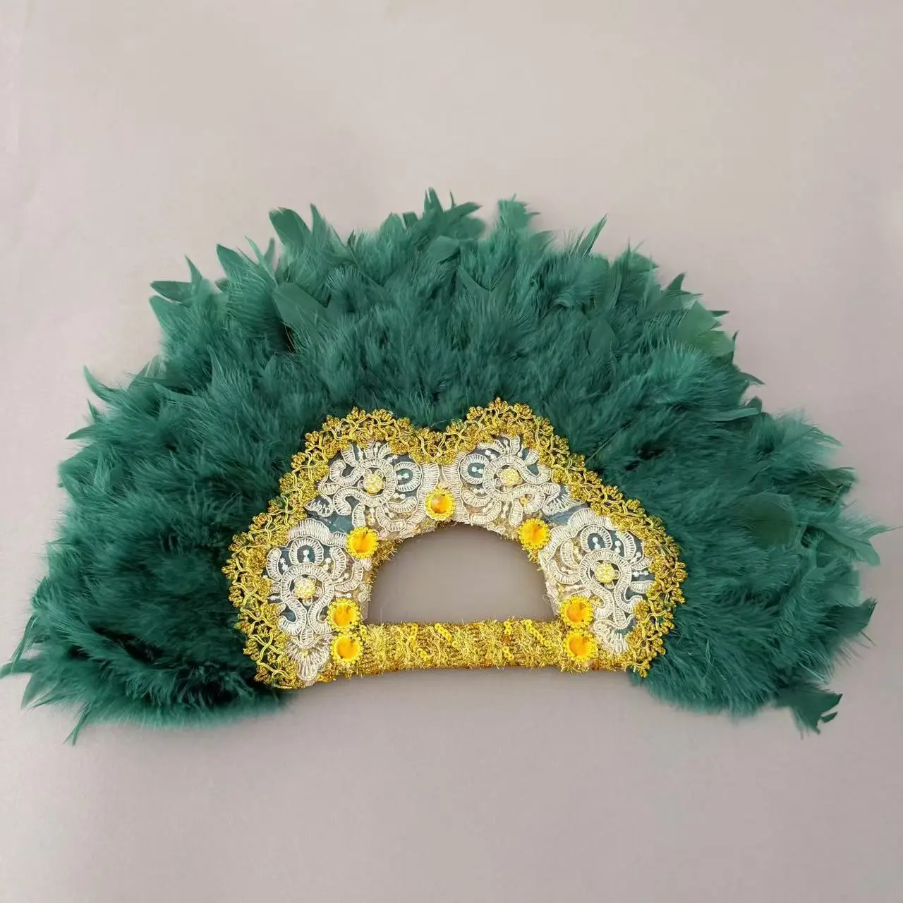 양면 깃털 부채를 사용한 웨딩 파티 댄스, 여성을 위한 독점적인 신부 부채, 나이지리아 스타일 댄스 부채