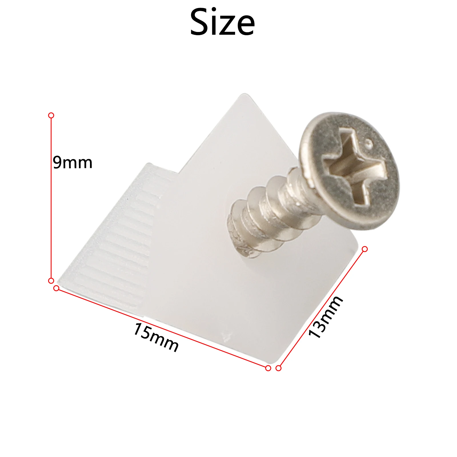 Wedge Drawer Bottom Screws Furniture Home 15*13*9mm Corner Code Drawer Fixing Repair Sagging 100pcs Accessories