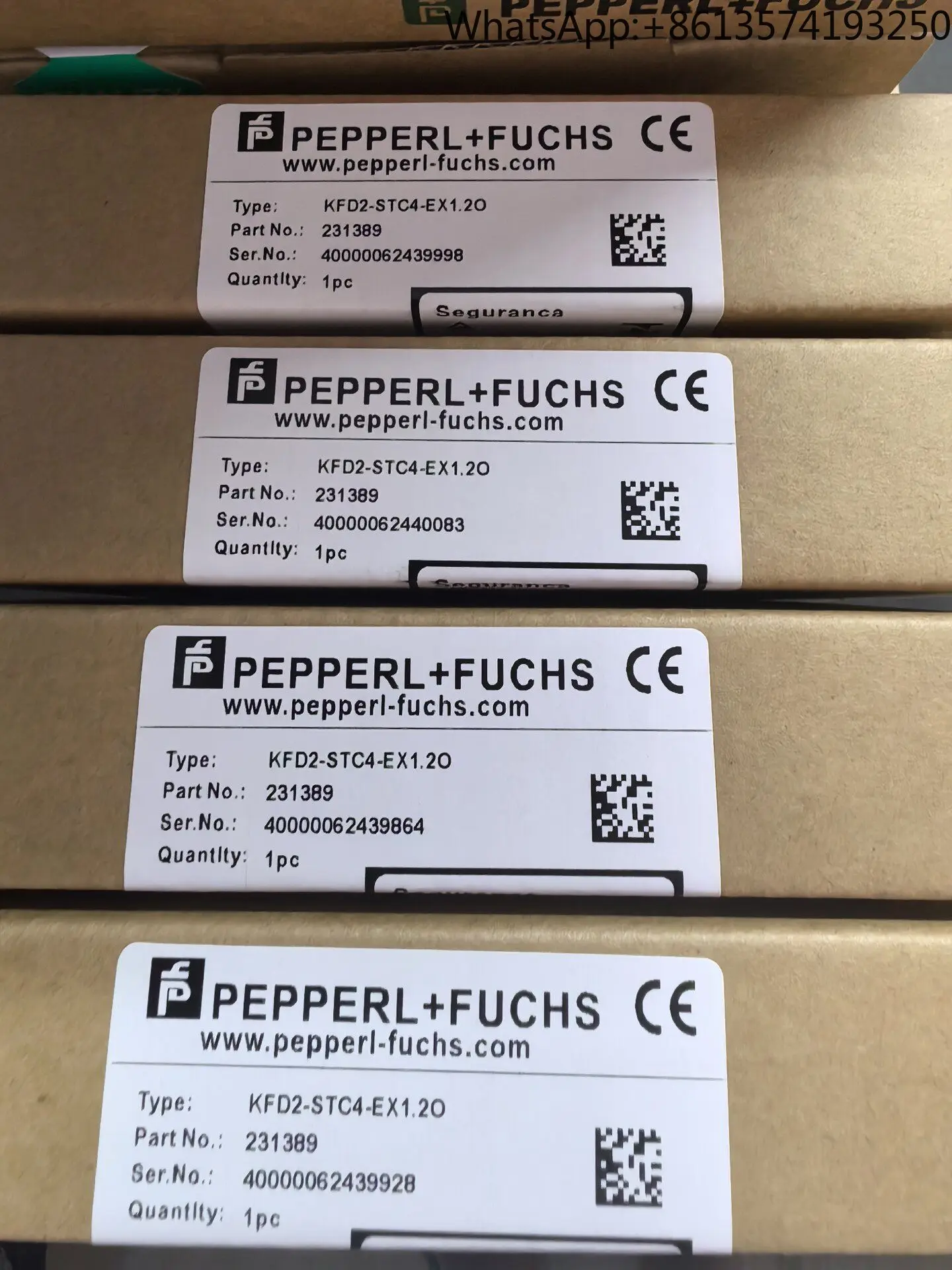 

Pepperl + Fuchs safety barrier KFD2-STC4-EX1.2O original and genuinein stock