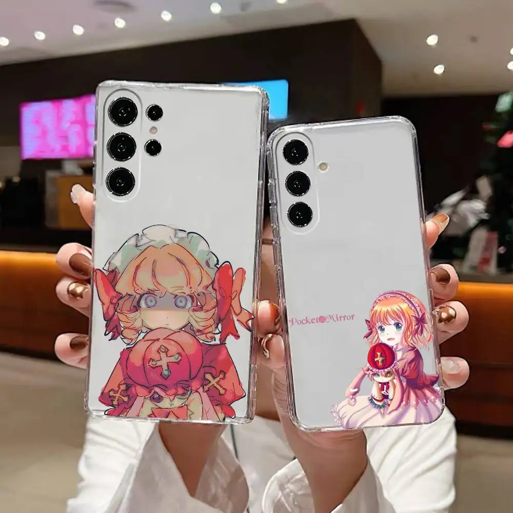 Pocket Mirror GoldenerTraum  Phone Case Transparent Silicone Soft For Samsung S25,S24,S21,S22,S23,S30,Ultra,S20,Plus,Fe