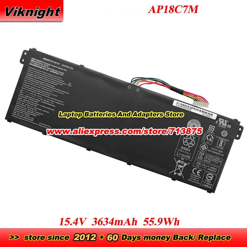 AP18C7M Battery AP18C7K for Spin 5 SP513-54N SP513-55N TravelMate Spin P4 P414RN-51 Swift 5 SF514-54GT SF514-55GT