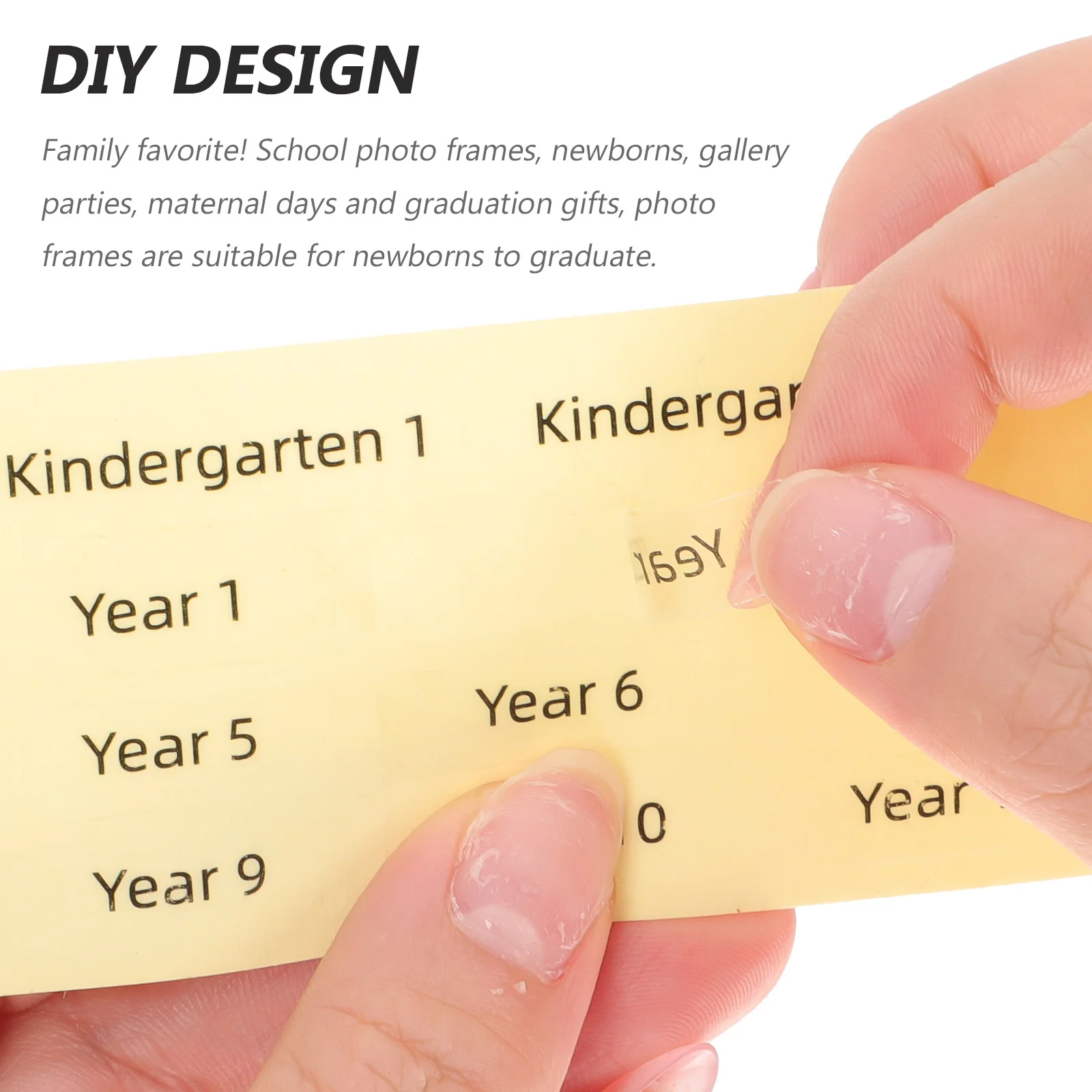 

Plastic Baby School Year Picture Frame Photo Holder Baby Growth Record Kids Photo Display Frame Home Decor Memories Gift