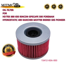 Oil Filter For HD TRX 680 650 Rincon GPScape 500 Foreman Hydrostatic 400 Rancher MUV700 BigRed SXS Pioneer 15412-KEA-003