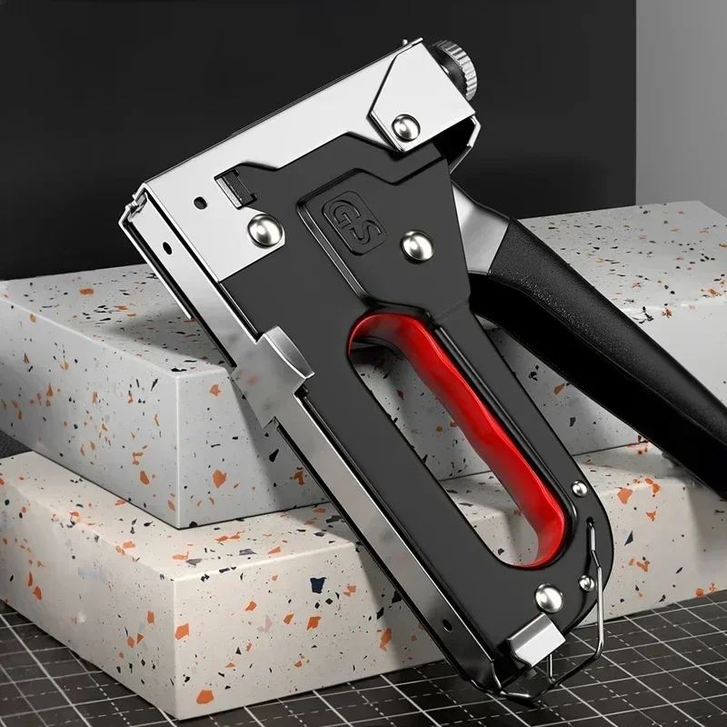 Indoor Decoration Nail Gun Home Decoration Woodworking Tools 4-in-1 Nail Gun DIY Furniture Building Nail Gun