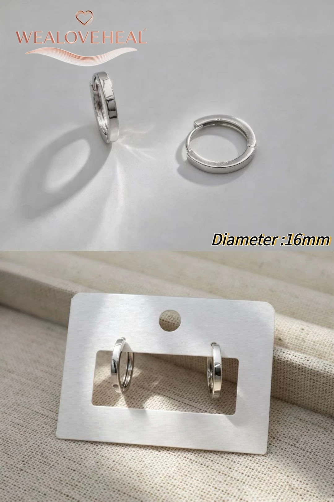 ohrringe damen, ohrringe, Rhodium-Plattierte Messing Huggie Creolen Minimalistische Geometrische Strukturierte Designs, Eleganter Alltagsschmuck Geschenk für Frauen – Detail 18