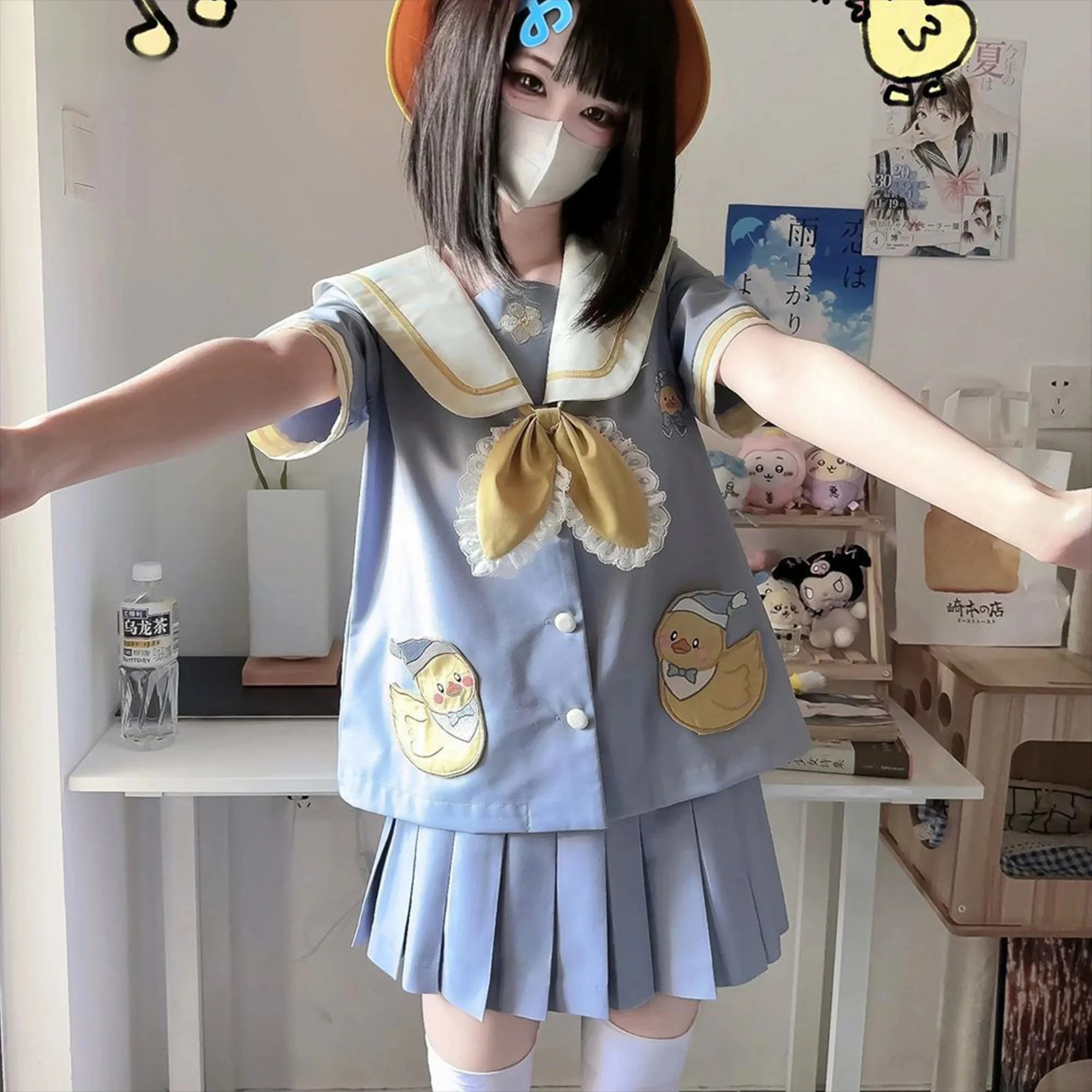 

Kindergarten Style Cute Sailor Suit College Style Genuine Suit JK Uniform Fashion School Uniform Cosplay Women 2025 Hot Sale