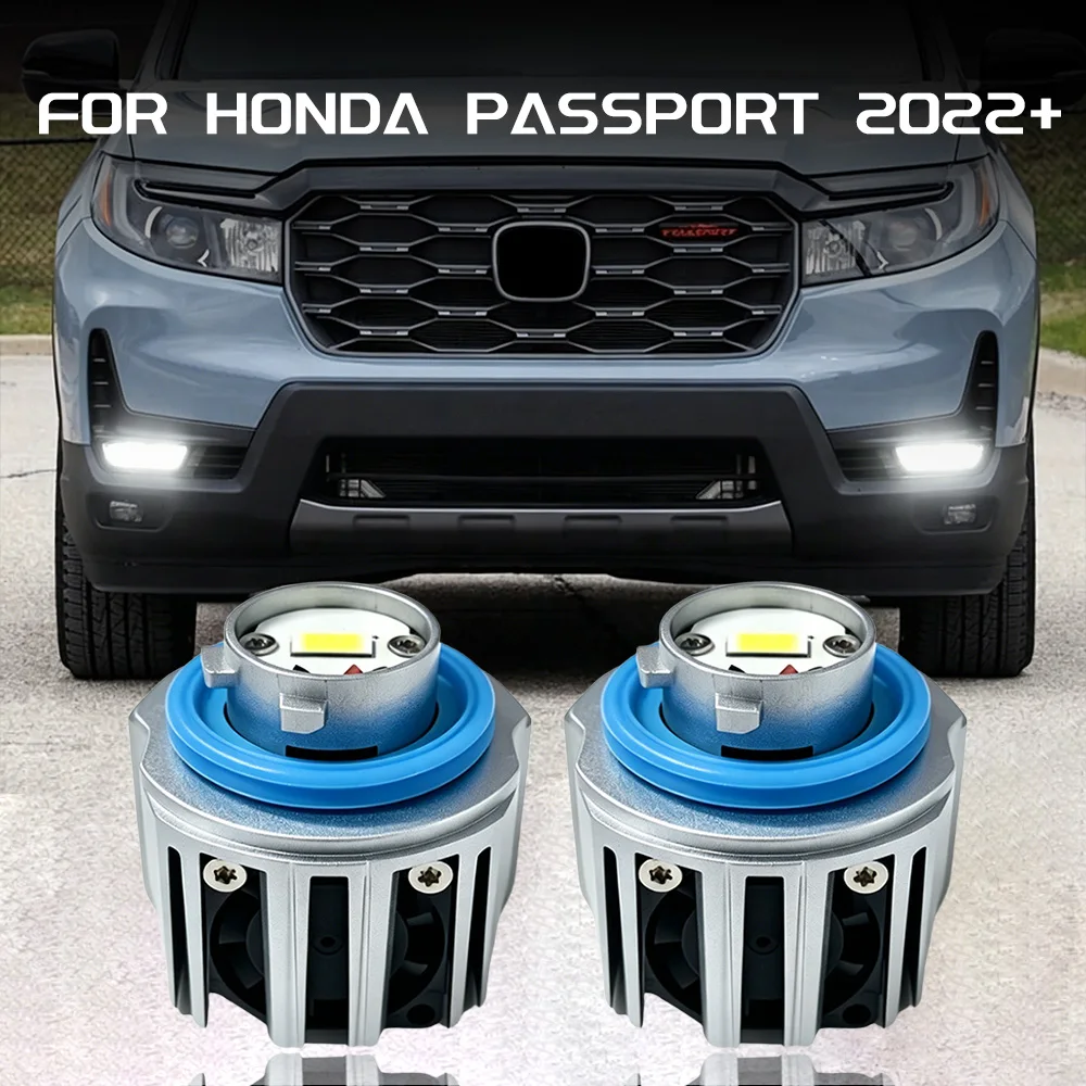 

FOR Honda Passport 2022+ New Car Fog Lamps L1B Backup Lights White Yellow Dual Color Plug and Play Auto Bulbs