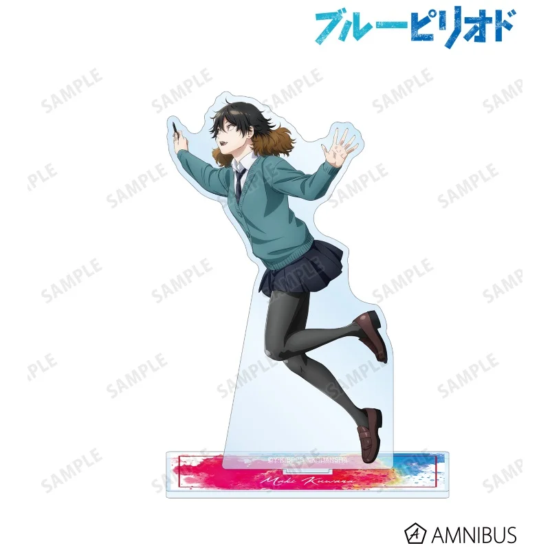 Anime Blue Period Yatora Yaguchi Ryuji Ayukawa Maru Mori Acrylic Figure Stand Model Plate Keychains Desktop Ornament