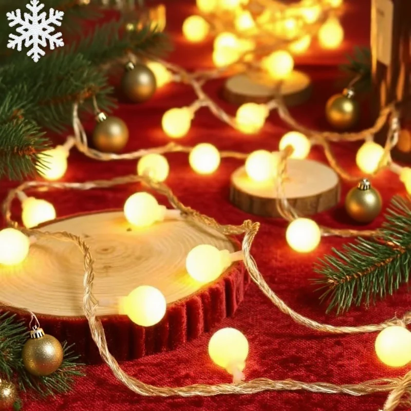 Holiday Globe Fairy Lights USB/Battery Box Warm White White Multicolor Indoor Bedroom Wedding Party Christmas Home Decoration